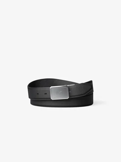 Michael Kors Mens Michael Kors Reversible Leather Belt In Black