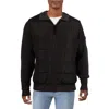 Michael Kors Mens Mixed Media Quilted Puffer Jacket