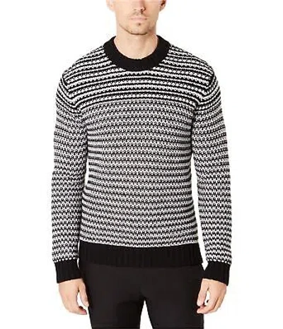 Pre-owned Michael Kors Mens Striped Pullover Sweater In Multicolor