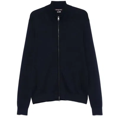Michael Kors Mens Zipper Cotton Sweatshirt In Multi