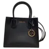 Michael Kors Mercer Bag In Black Leather
