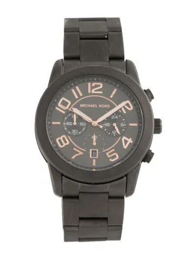 Pre-owned Michael Kors Mercer Watch, 45mm In Multi