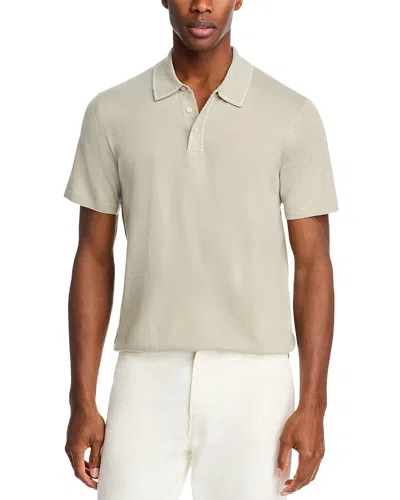 Michael Kors Merino Stitch Polo Shirt In Neutral