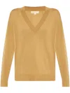 Michael Kors Sweaters In Merino In Brown