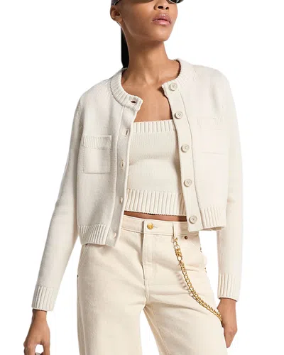 Michael Kors Merino Wool Button Down Cardigan