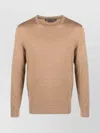 Michael Kors Merino Wool Crew Neck Sweater In Neutral