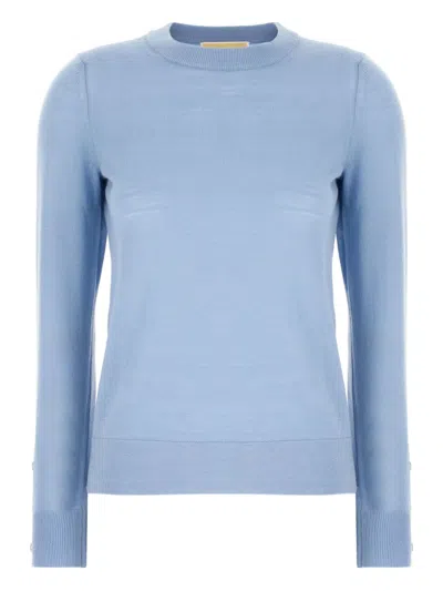 Michael Kors Merino Wool Jumper In Chambray