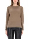 Michael Kors Merino Wool Sweater In Neutral