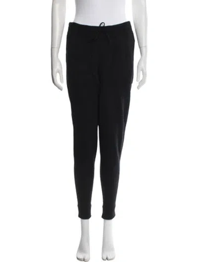 Pre-owned Michael Kors Merino Wool Sweatpants In Black