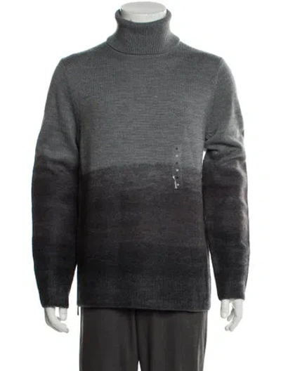 Pre-owned Michael Kors Merino Wool Turtleneck Pullover W/ Tags In Gray
