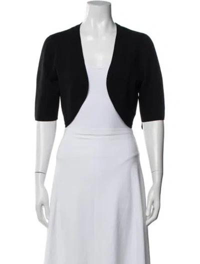 Pre-owned Michael Kors Merino Wool V-neck Sweater In White