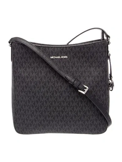 Pre-owned Michael Kors Messenger Bag In Black