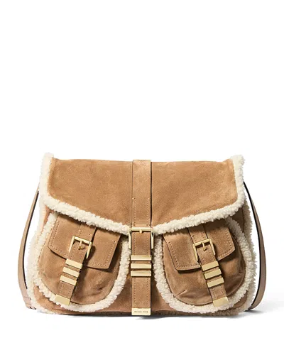 Michael Kors Messenger Bag In Natural