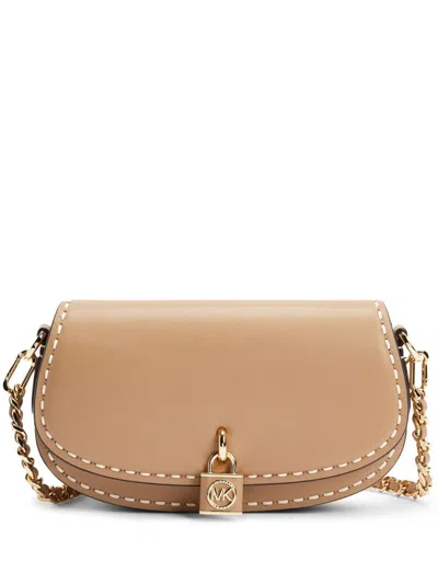 Michael Kors Mia Cross Body Bag In Neutrals