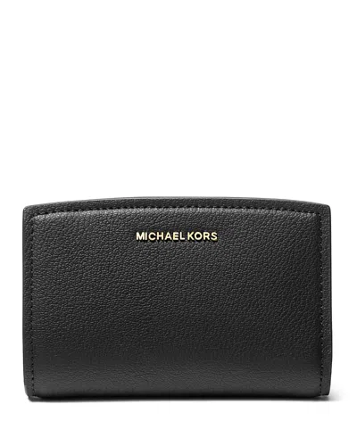 Michael Kors Michael By  Bryant Medium Zip Around Wallet In Black