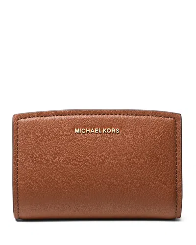 Michael Kors Michael By  Bryant Medium Zip Around Wallet In Brown