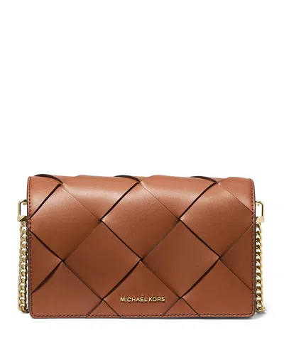 Michael Kors Michael By  Jet Set Flap Chain Medium Crossbody In Luggage