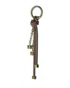 Michael Kors Michael By  Novelty Speckled Cord Bag Charm In Brown