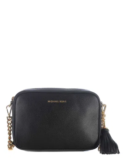 Michael Kors Jet Set Shoulder Bag In Black