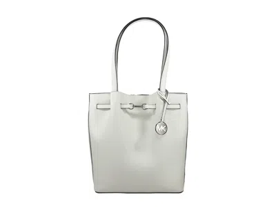 Michael Kors Carson Large North South Tote Women's Bag In Silver