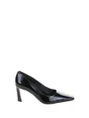 Michael Kors Darrah Burnished Leather Pump In Black
