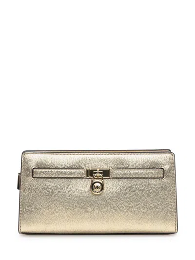 Michael Kors Gold Leather Wallet