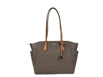 Michael Kors Marilyn Medium Signature Tote Bag Women's Purse In Gold