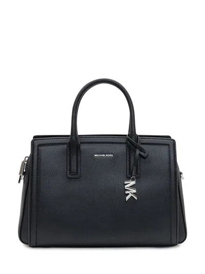 Michael Kors Medium Black Leather Shopping Bag