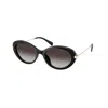 Michael Kors Womens Mk2245u Rockaway Round-frame Acetate Sunglasses Black In Black