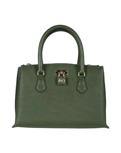 Michael Kors Ruby Handbag Woman Handbag Green Size - Leather