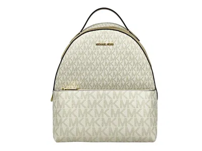 Michael Kors Sheila Medium Pvc Backpack Women's Bookbag In Gold