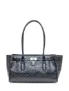Michael Kors Shoulder Tote Bag With Studs In Black