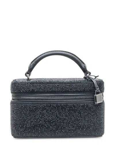 Michael Kors Th Xbody Bag With Rhinestones In Black