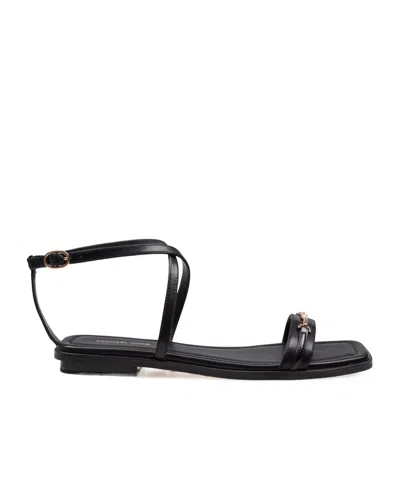 MICHAEL KORS MICHAEL MICHAEL KORS ANKLE STRAP FLAT SANDALS