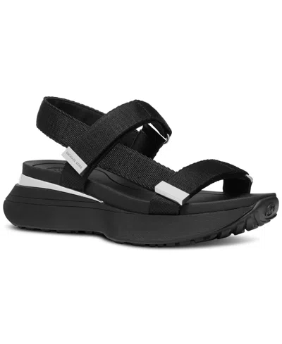 Michael Kors Michael  Ari Platform Sport Sandals In Black