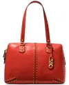 Michael Kors Michael  Astor Large Studded Leather Shoulder Tote In Brown Terractta