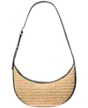 Michael Kors Michael  Avra Medium Convertible Sling Crossbody In Natural,black