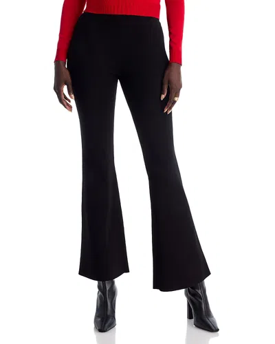 Michael Kors Michael  Bell Bottom Sweater Leggings In Black