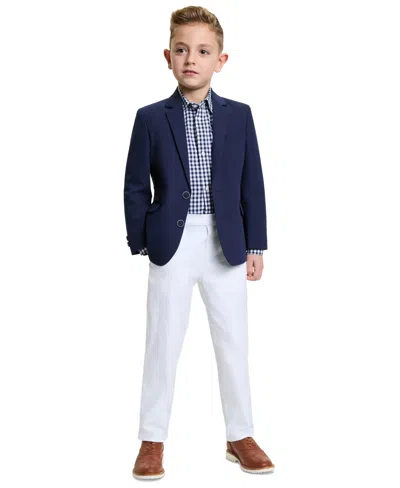 Michael Kors Kids' Michael  Boys' 5-7 Jacket, Shirt And Pants, 3-piece Set In Multi