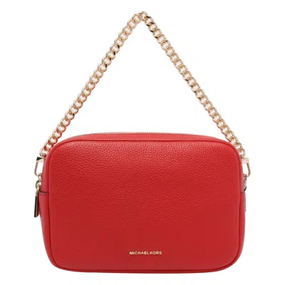 Michael Kors Michael  Bryant Convertible Shoulder Bag In Red