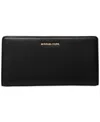 Michael Kors Michael  Bryant Large Slim Snap Wallet In Black