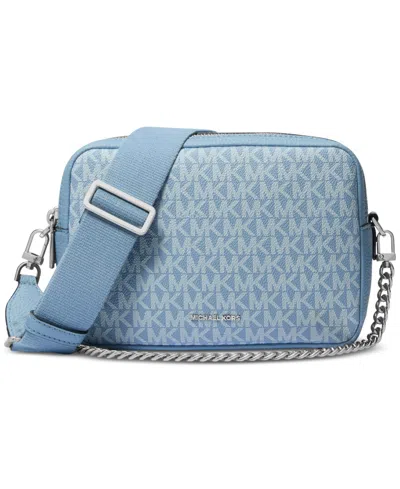 Michael Kors Michael  Bryant Medium Double Zip Chain Camera Crossbody