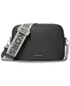 Michael Kors Michael  Bryant Mini Double Zip Chain Camera Crossbody In Black