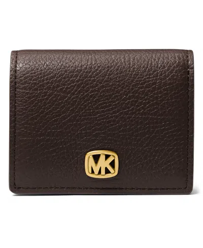 Michael Kors Michael  Bryant Small Compact Wallet In Chocolate