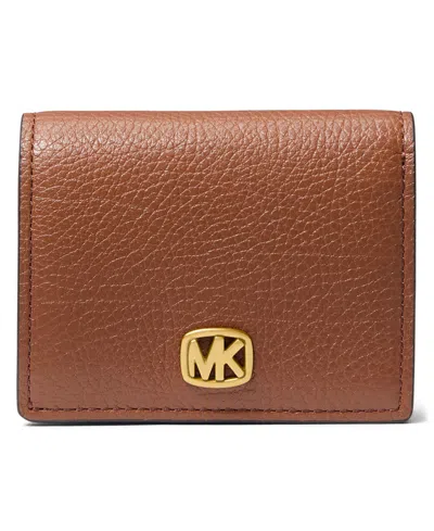 Michael Kors Michael  Bryant Small Compact Wallet In Luggage