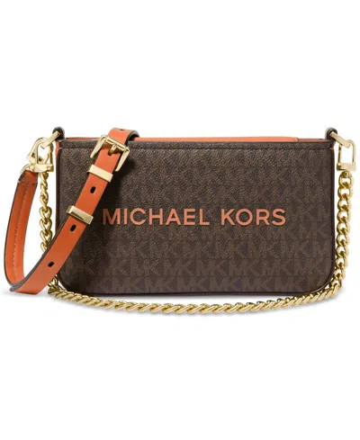 Michael Kors Michael  Bryant Small Double Zip Chain Camera Crossbody