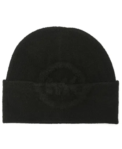 Michael Kors Michael  Charm Cuff Beanie Hat In Black