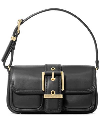 Michael Kors Michael  Colby Mini Leather Pouchette In Black