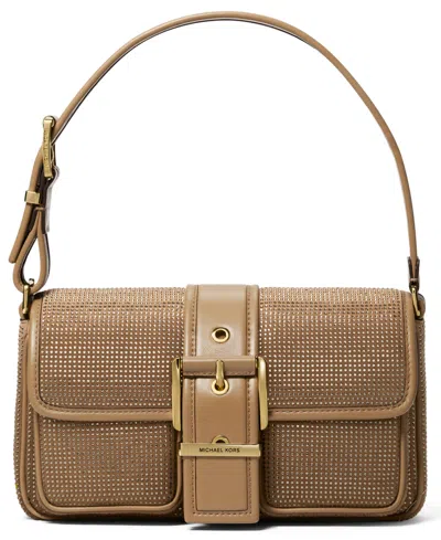 Michael Kors Michael  Colby Small Shoulder Handbag In Brown