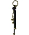 Michael Kors Gold-tone And Speckled Cord Bag Charm In Black